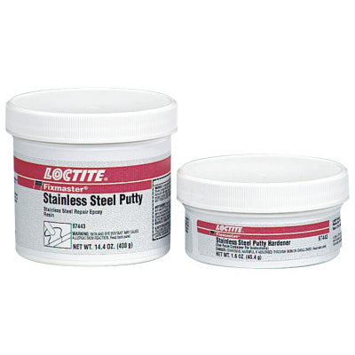 Fixmaster Stainless Steel Putty, 1 lb, Pack, Metallic Grey 442-235613