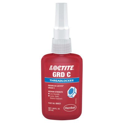 Grade C Threadlocker, 50 mL, Fluorescent Blue 442-195776