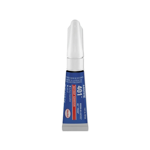401 Prism Instant Adhesive, Surface Insensitive, 3 g Tube 442-233641