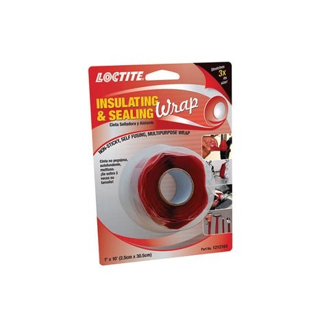Insulating and Sealing Wraps, 2 in X 1 in, Red 442-1212164
