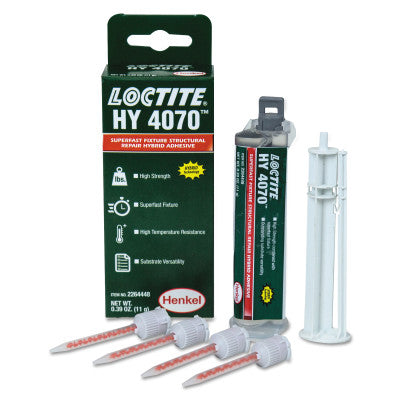 HY 4070 Hybrid Gel Adhesives, 10 mL Cartridge, Clear, 10/Case 442-2264448