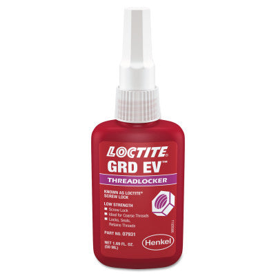 Screw Lock Threadlockers, 50 mL, Purple 442-195895