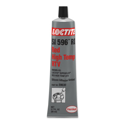 Superflex Red High Temp RTV Sealant, 80 ml, Tube, Red 442-135507