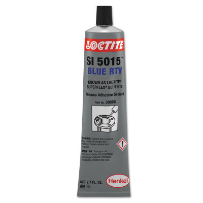 Superflex RTV, Silicone Adhesive Sealant, 80 mL Tube, Blue 442-270642