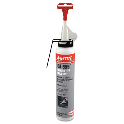 Superflex RTV, Silicone Adhesive Sealant, 190 mL Power Can, Clear 442-743915