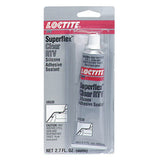 Superflex RTV, Silicone Adhesive Sealant, 80 mL Tube, Clear 442-160809