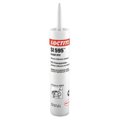 Superflex RTV, Silicone Adhesive Sealant, 300 mL Cartridge, Clear 442-193999