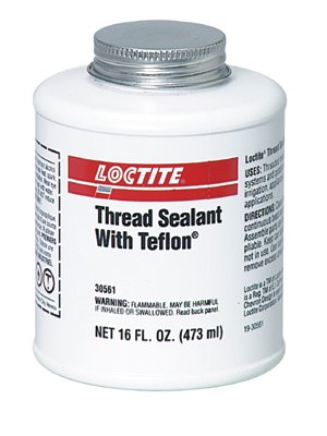 Thread Sealant with PTFE, 16 oz, Can, White 442-1527514