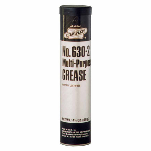 630 Series Multi-Purpose Grease, 2, 14.5 oz, Cartridge, NLGI Grade 2 293-L0072-098