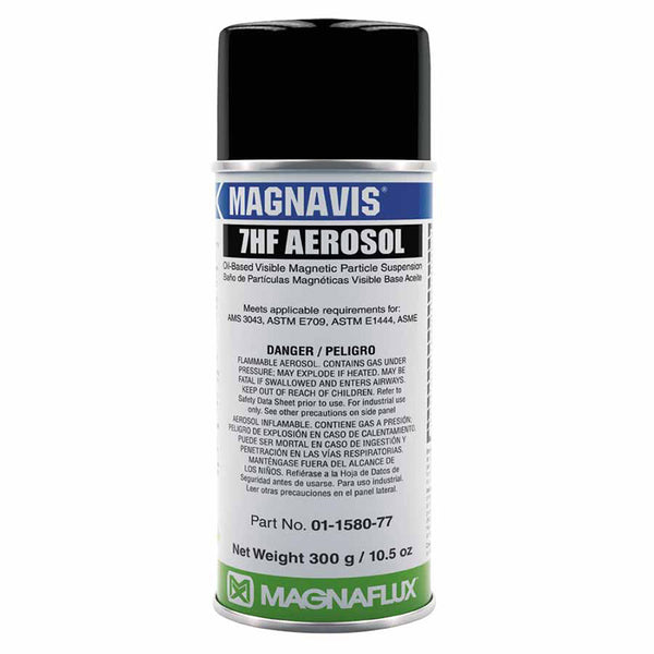 Magnavis 7HF BK Visible Magnetic Particle Wet Method Prepared Bath, 16 oz Aerosol 387-01-1580-78