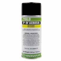 Zyglo ZP-9F Developer, Liquid Penetrant, Aerosol Can, 16 oz 387-01-3354-78