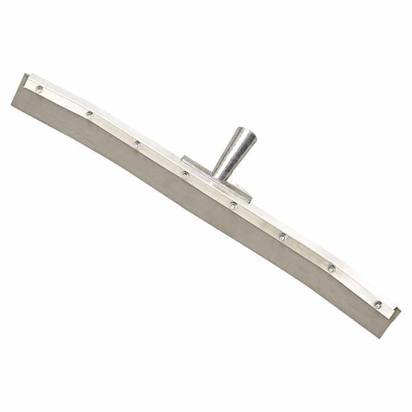 Non-Sparking Floor and Driveway Squeegee, Curved with Tapered Handle Socket, 24 in, Neoprene, Frame Only 455-4624-TPN