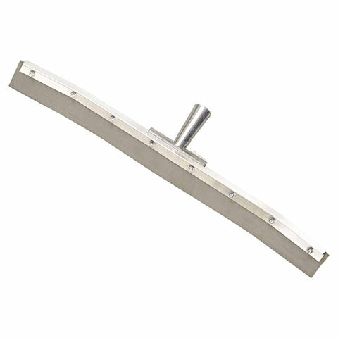Non-Sparking Floor and Driveway Squeegee, Curved with Tapered Handle Socket, 24 in, Neoprene, Frame Only 455-4624-TPN