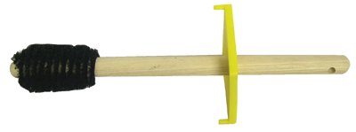 Dope Brushes, 2 in Wood Block, 2 in L Trim, Grey Tampico Fiber 455-4-DOPE