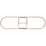 Dust Mop Frame, 5 in W x 48 in L, Metal 455-5148-F