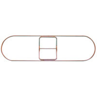 Dust Mop Frame, 5 in W x 48 in L, Metal 455-5148-F
