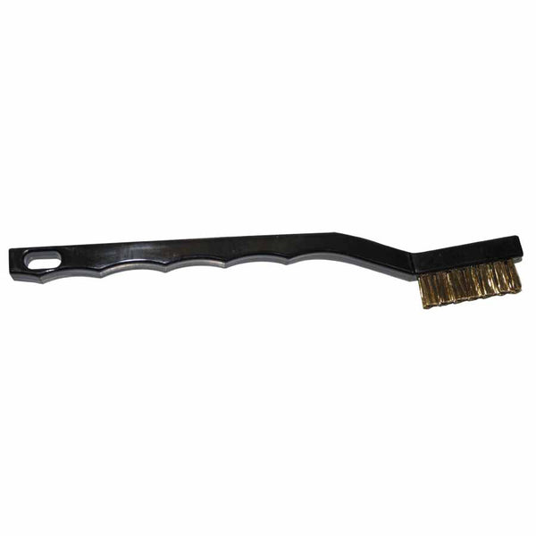 Handy Cleaning Brush, 7 in, Brass Wire, Plastic Handle 455-271