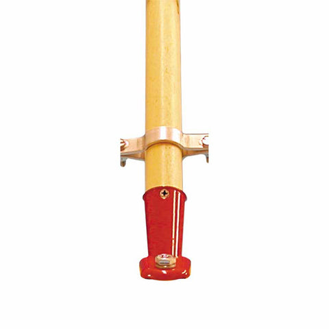 Iron Connector Handle, Hardwood/Metal, 60 in L x 1 1/8 in dia 455-D-60