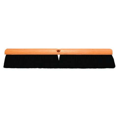 No. 10 Line Floor Brush, 24 in L, Hardwood, Black Tampico 455-1024LH