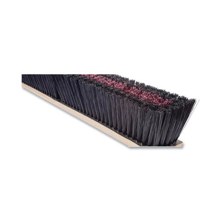 No. 11 Line Floor Brush, 24 in, 3 in Trim, Polystyrene Center, Black Plastic Border, Brush Only 455-1124LH