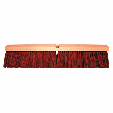 No. 12 Line Garage Brushes, 24 in Streamlined Hardwood Block, 4 in Trim L 455-1224