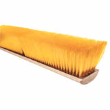 No. 19 Line Floor Brush, 24 in L, Hardwood, Yellow Plastic 455-1924LH