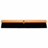 No. 20 Line Floor Brush, 24 in Hardwood Block, 3 in Trim L, Black Polypropylene 455-2024