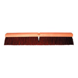 No. 22 Line Garage Brush, 36 in Hardwd Block, 3 in Trim L, Coarse Brown Plastic 455-2236