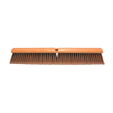 No. 37 Line Floor Brush, 24 in Hrdwd Blk, 3 in Trim, Slvr Flagged-Tip Polystyrene 455-3724LH