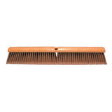 No. 37 Line Floor Brush,30 in Hrdwd Blk, 3 in Trim, Slvr Flagged-Tip Polystyrene 455-3730