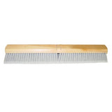 No. 37A Line Floor Brush, 24 in, 3 in Trim L, Flagged-Tip Silver Plastic 455-3724-A