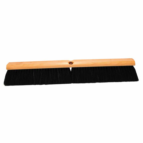 No. 7 Line Floor Brushes, 36 in Hardwood Block, 3 in Trim L, Black Horsehair 455-736