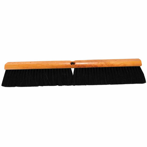 No. 9X Line Floor Brush, 24 in, 3 in Trim L, Black Tampico, Polystyrene, Hosehair 455-924-X