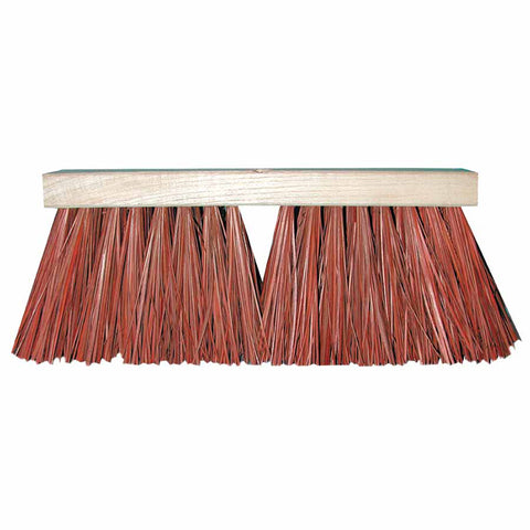 Palmyra Stalk Street Brooms, 16 in, 6 1/4 in Trim L, Dyed Palmyra Stalk 455-1516P