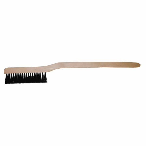 Radiator Brushes, 24 in, Black Flagged-Tip Polystyrene Wire, Hardwood Handle 455-28