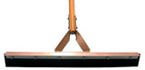 Non-Sparking Floor and Driveway Squeegee, Straight, 18 in, Black Rubber, Includes Handle 455-4118