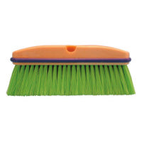Vehicle Wash Brush, 10 in Foam Plstc Blk, 2-1/2 in Trim L, Green Flagged Nylon 455-3033