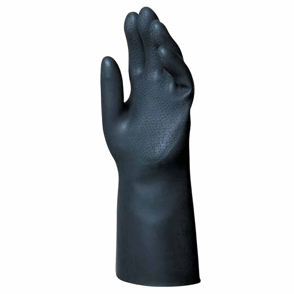 Chem-Ply N-360 Neoprene Gloves, Black, Z-Grip, Large 457-406950