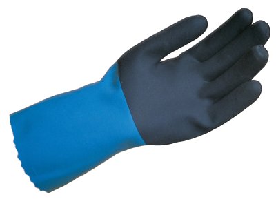 StanZoil NL-34 Gloves, Blue/Black, Rough Finish, Large 457-334948
