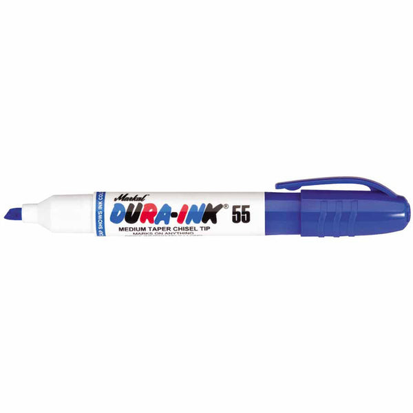 Dura-Ink 55 Marker, Blue, 1/16 in to 3/16 in, Chisel 434-96530