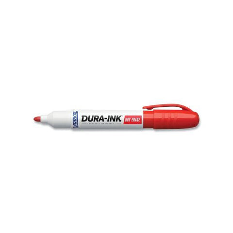 Dura-Ink Dry Erase Marker, Blue, 1/8 in, Felt 434-96572