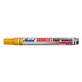 Galvanizer's Removable Paint Marker, Yellow, Medium Tip, Bullet 434-28786