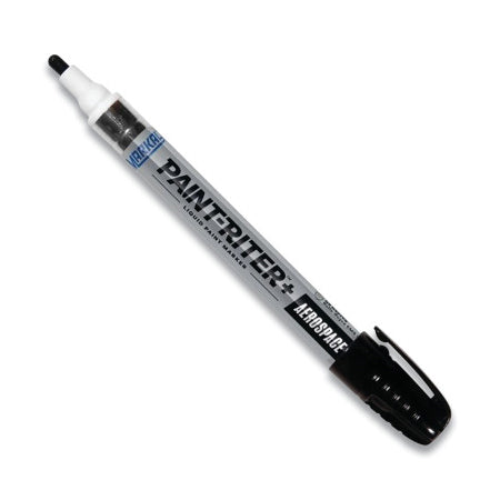 Paint-Riter+ Aerospace Paint Marker, Black, 3 mm, Medium Tip 434-96895