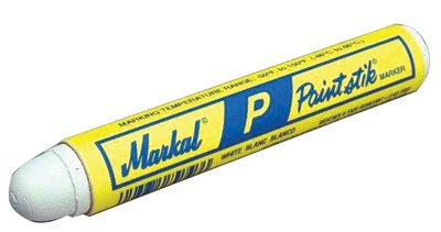 PAINTSTIK+ GALVANIZER Solid Paint Marker, 11/16 in dia x 4.75 in L, White 434-83420