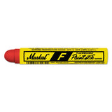 Paintstik Original B Solid Paint Marker, 11/16 in dia, 4-3/4 in L, Fluorescent Red 434-82832