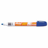 Paint-Riter+ Heat Treat Liquid Paint Marker, Blue, 1/8 in Tip, Bullet Tip 434-97305