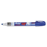 Paint-Riter+ Wet Surface Marker, 1/8 in Tip, Medium, Blue 434-96934