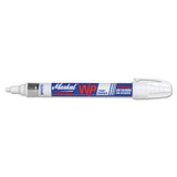 Paint-Riter+ Wet Surface Marker, 1/8 in Tip, Medium, White 434-96930