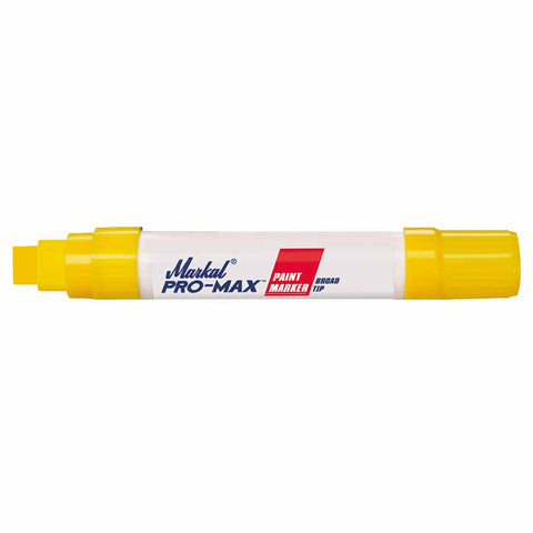 PRO-MAX Paint Marker, White, Jumbo Tip, Chisel 434-90900
