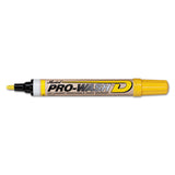 Paint-Riter+ Detergent Removable Marker, Yellow, 1/8 in, Medium Tip 434-97011